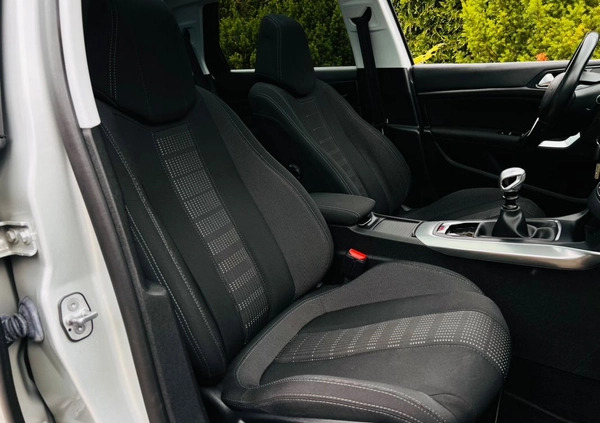 Peugeot 308 cena 42900 przebieg: 89000, rok produkcji 2016 z Człopa małe 407